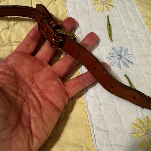 Dooney & Bourke Black and Brown Pebbled Leather Shoulder Bag - Picture 11 of 11